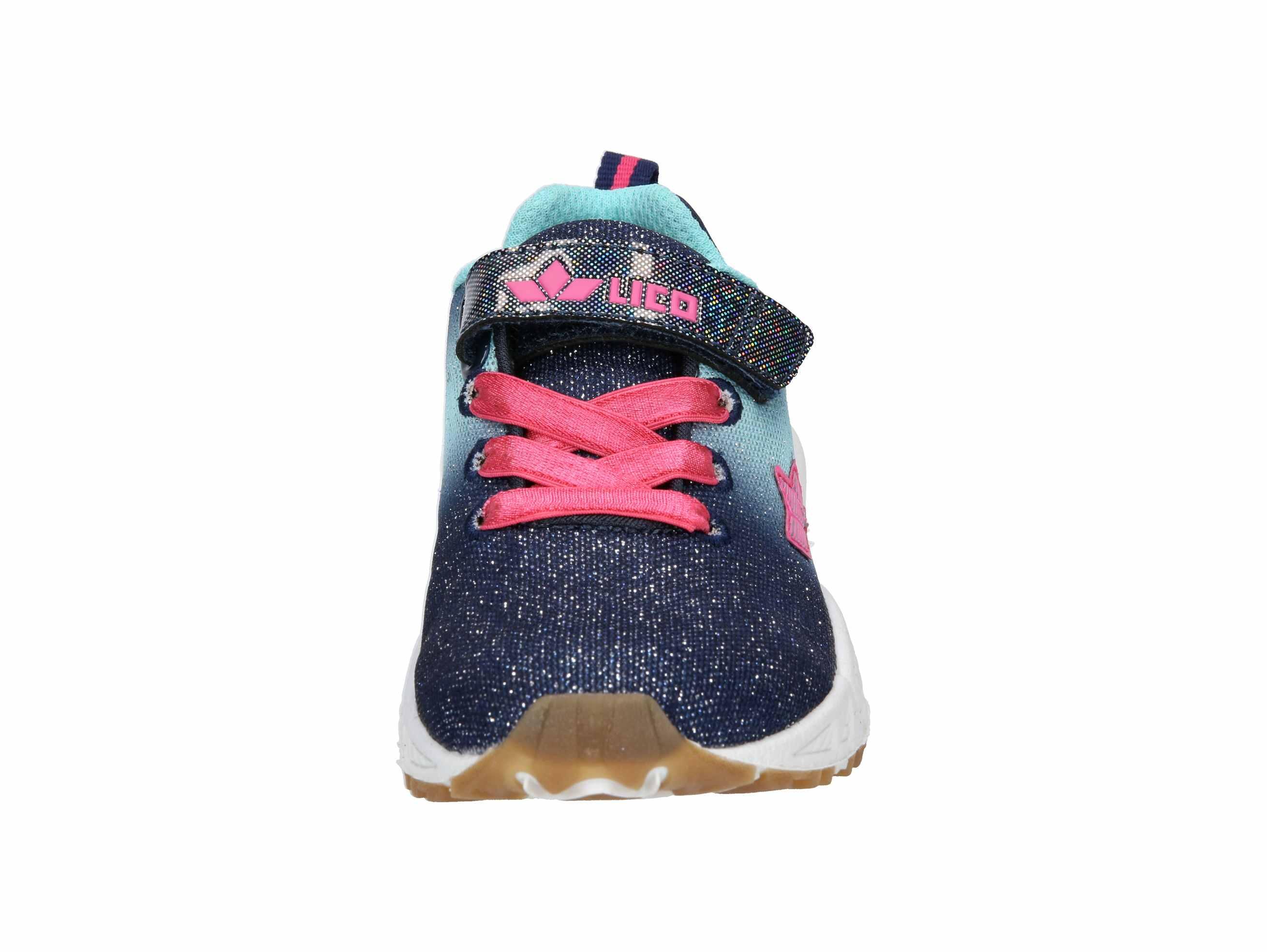 Lico Florina VS Girls' Sports Shoe Nylon Blue Velcro 3/6