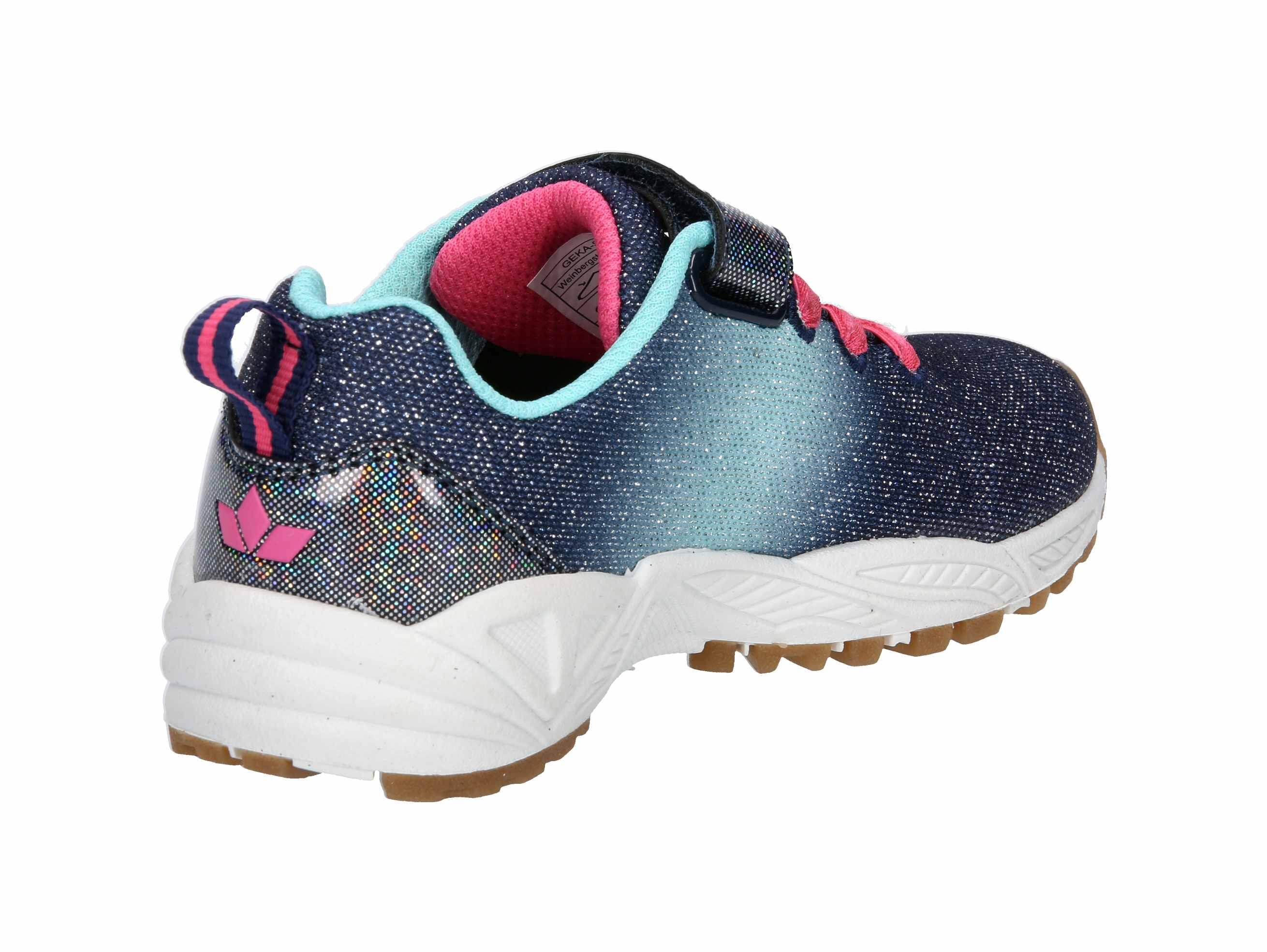 Lico Florina VS Girls' Sports Shoe Nylon Blue Velcro 4/6