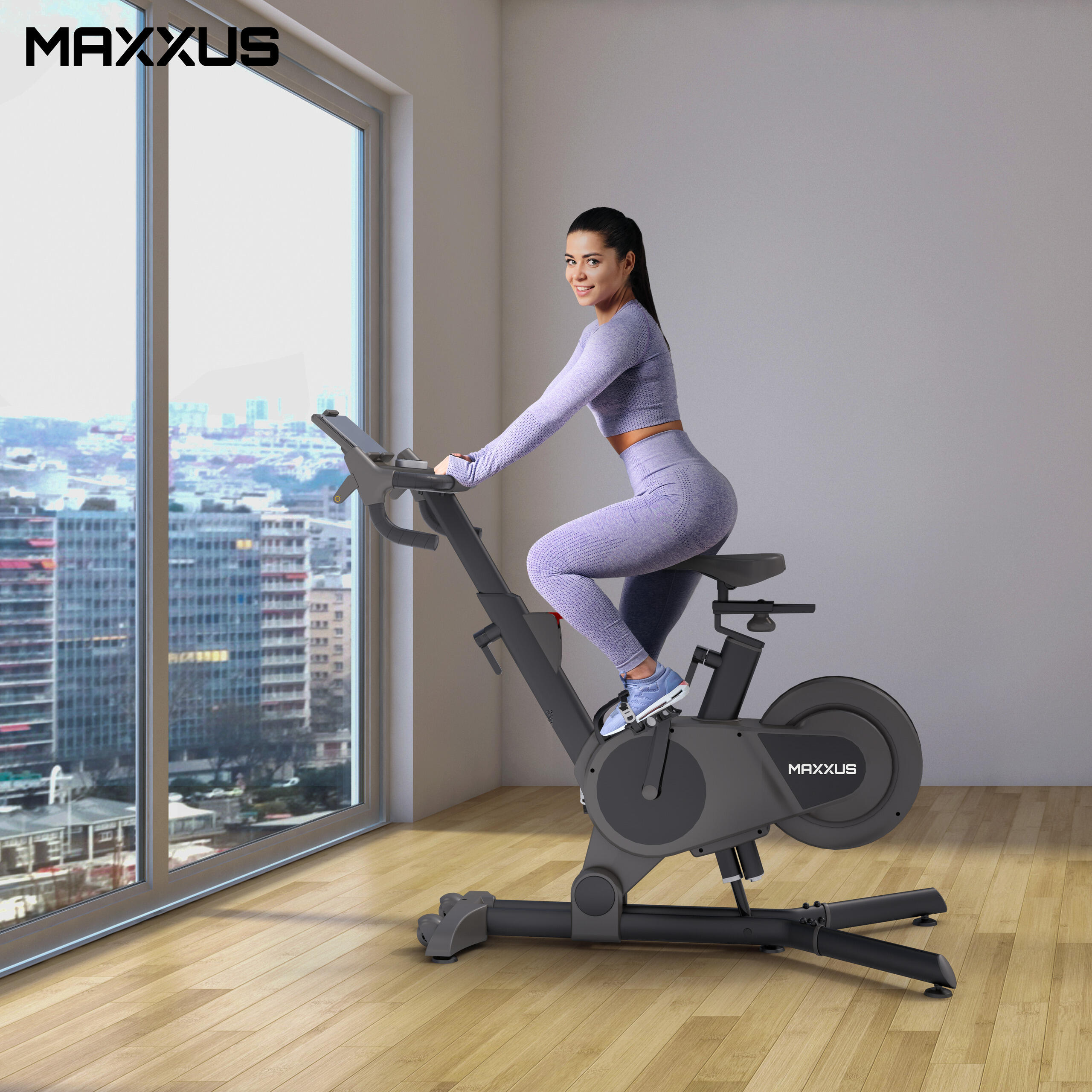 SpeedBike S2 - Magnetischer Widerstand, Heimtrainer Fahrrad, Indoor Cycling Bike 3/7