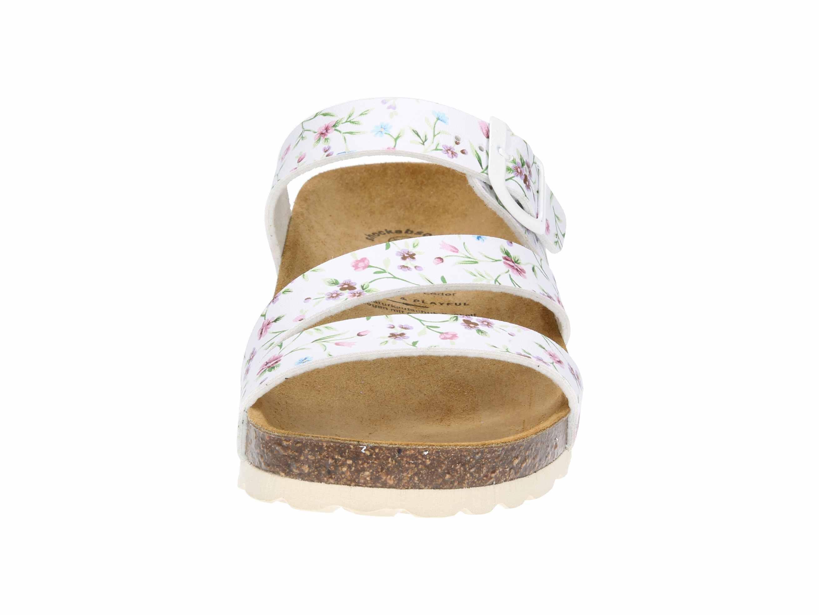 Pantolette Damen Schnallen LICO Natural Glitter 3/6