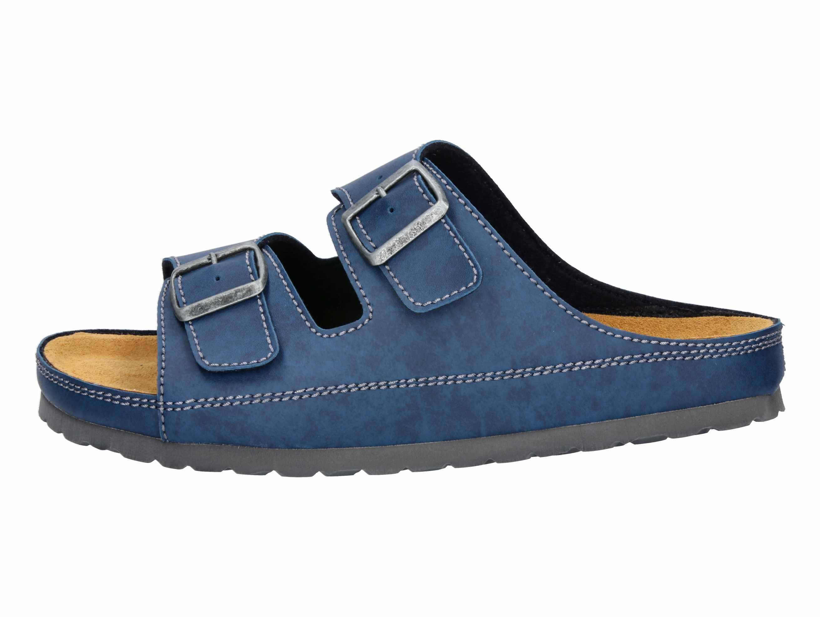 Pantolette Herren Schnallen LICO Natural Man 2/6
