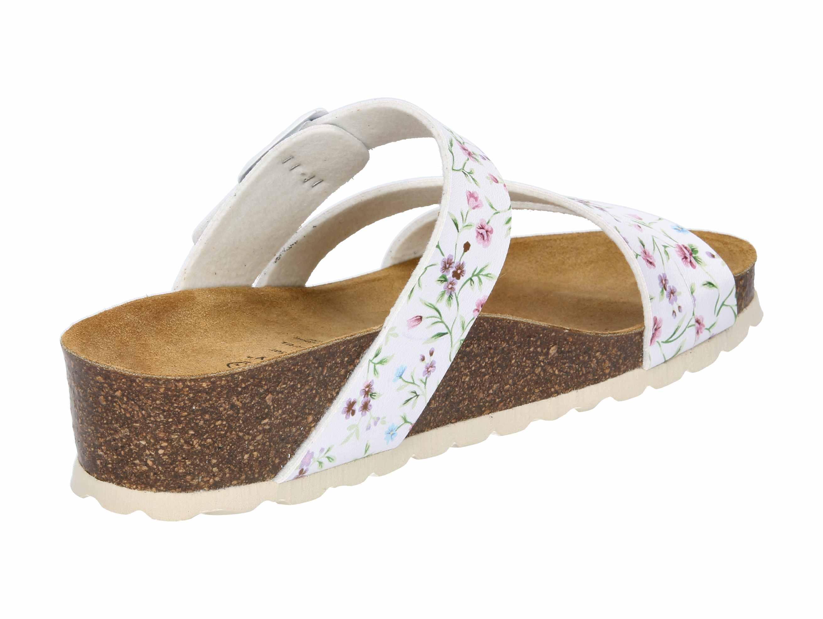 Pantolette Damen Schnallen LICO Natural Glitter 4/6