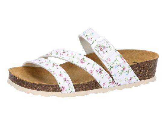 Pantolette Damen Schnallen LICO Natural Glitter