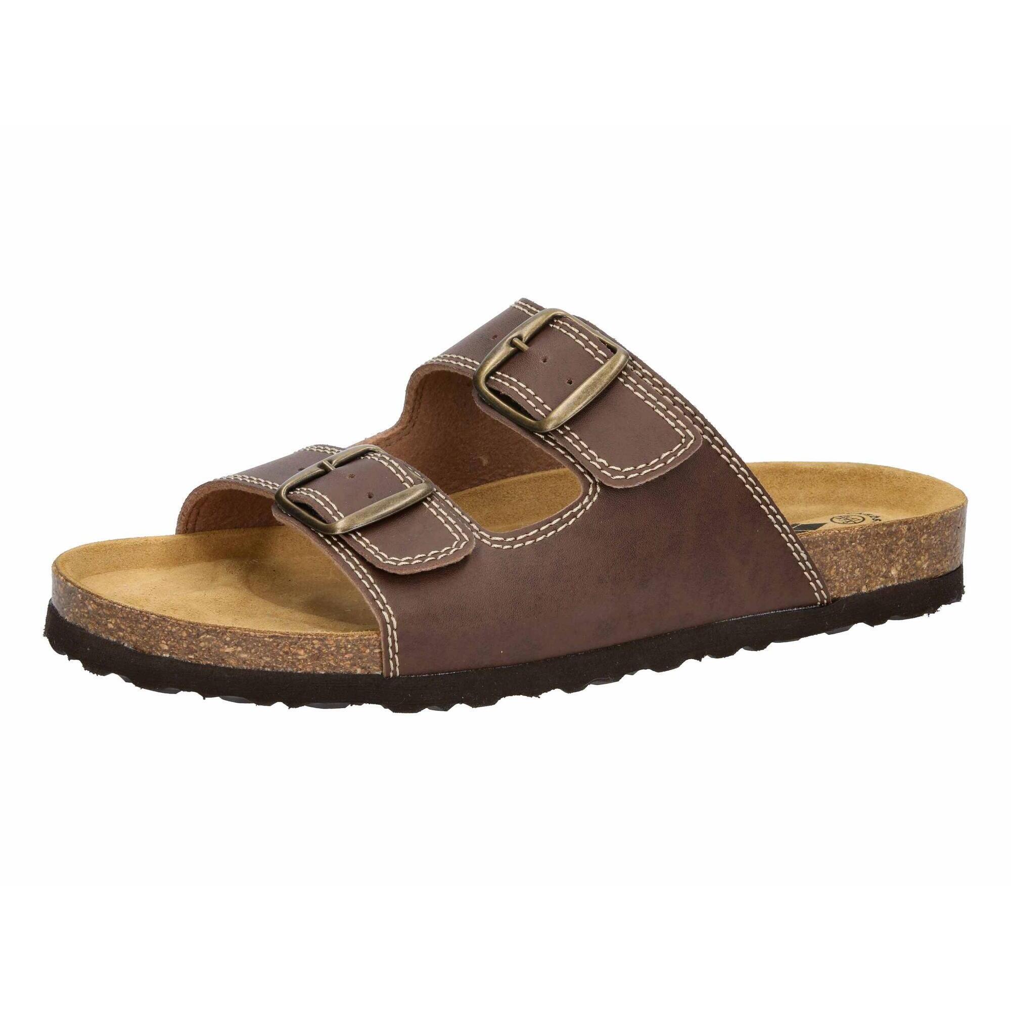 Lico - Mule Boucles Hommes Lico Bioline Man Soft - Sandales - Marron - Decathlon