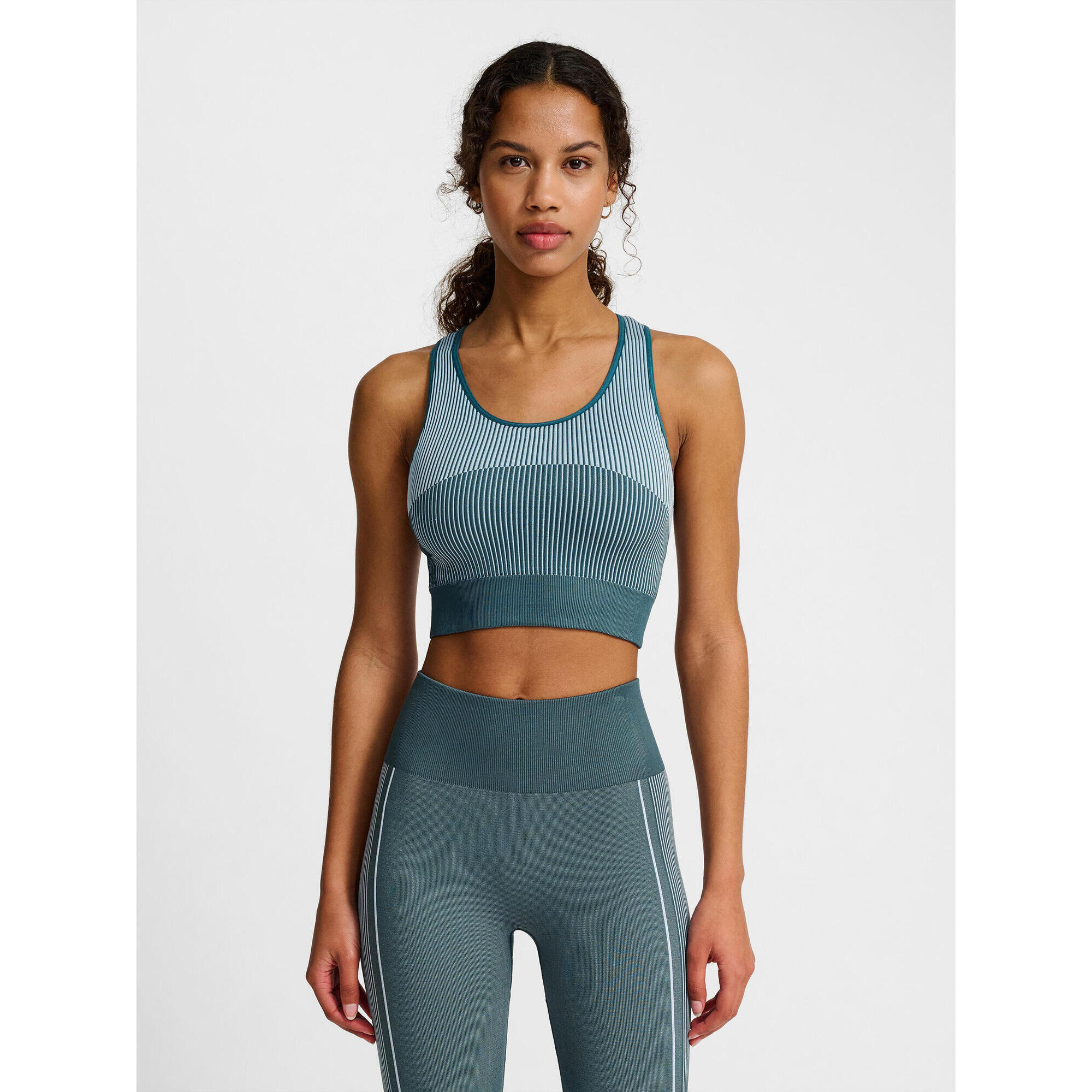 Hummel - Enfiler Sac Banane Hmlyoga Femme Hummel - Brassière - Bleu|vert - 42 M/l - Decathlon