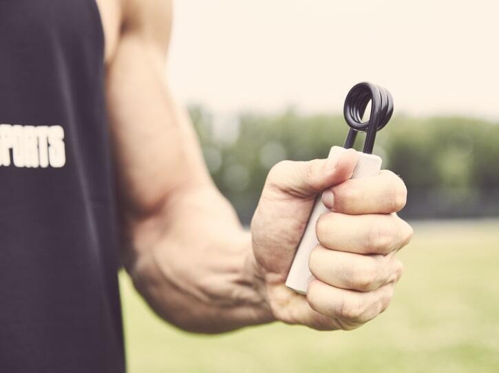Gorilla Sports Handtrainer - Knijphalter - 90 kg / 200 LBS - Aluminium 7/7