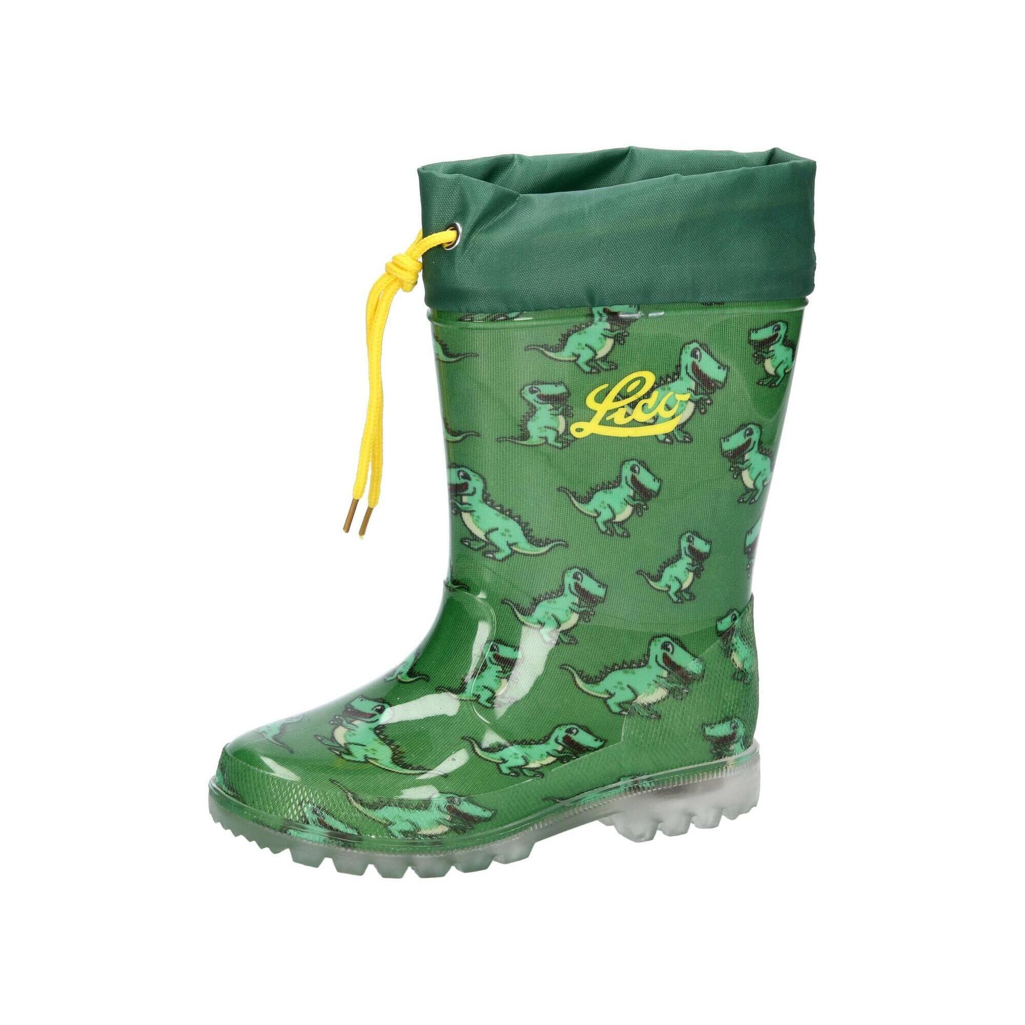 Lico - Bottes En Caoutchouc Mocassins Garçons Lico Power Blinky - Bottes - Vert - Decathlon