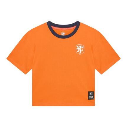 Nederlands Elftal Crop Top Logo T-Shirt