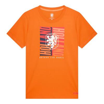 Nederlands elftal big logo t-shirt vrouwen - oranje