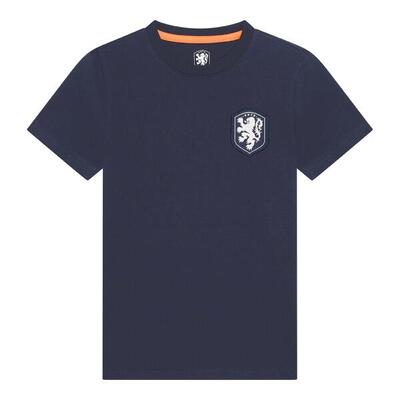 Nederlands elftal logo t-shirt kinderen - navy blue