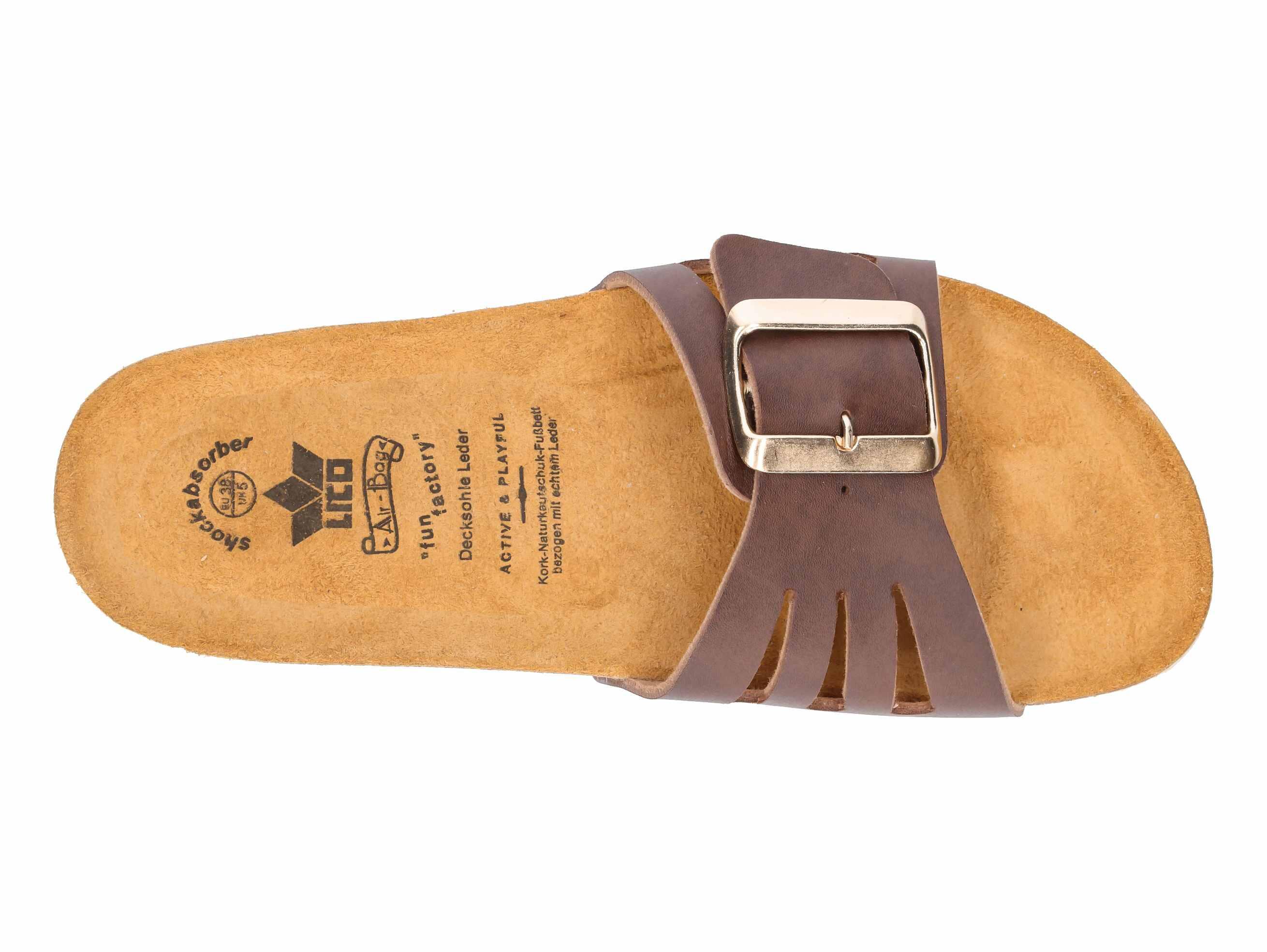 Pantolette Damen Schnallen LICO Bioline Once Fashion 5/6