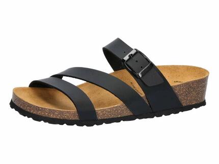 Pantolette Damen Schnallen LICO Natural Glitter