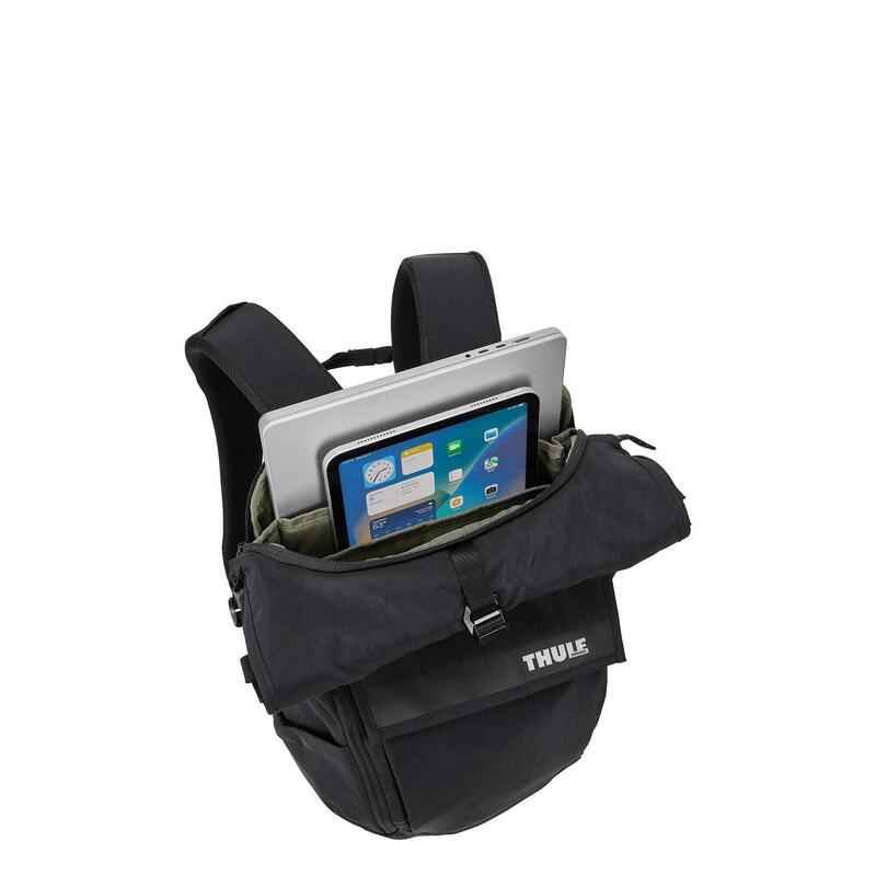 Rucsac urban cu compartiment laptop, Thule, Paramount, 24L, Black