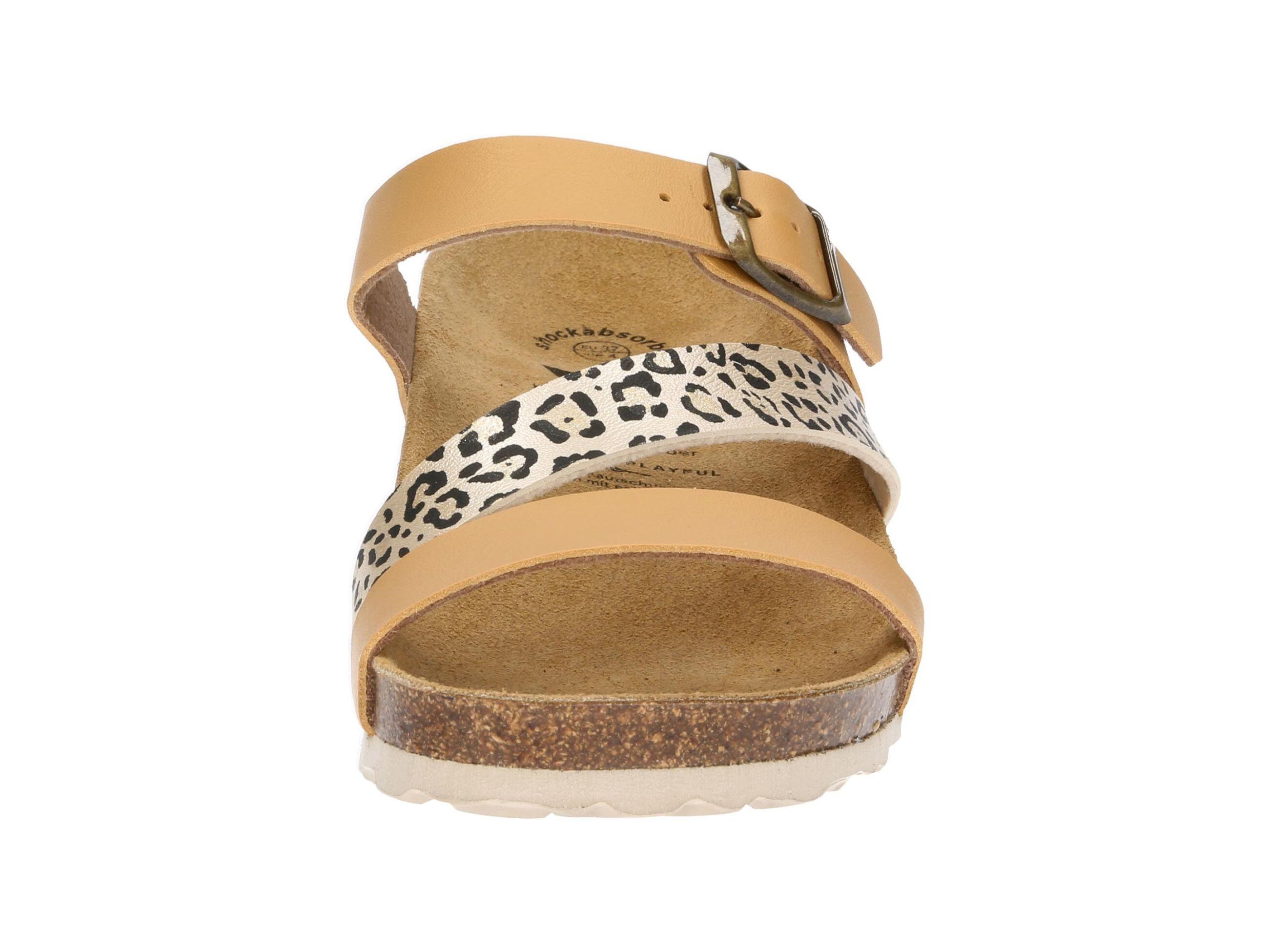 Hausschuh Damen ohne LICO Natural Glitter 3/6