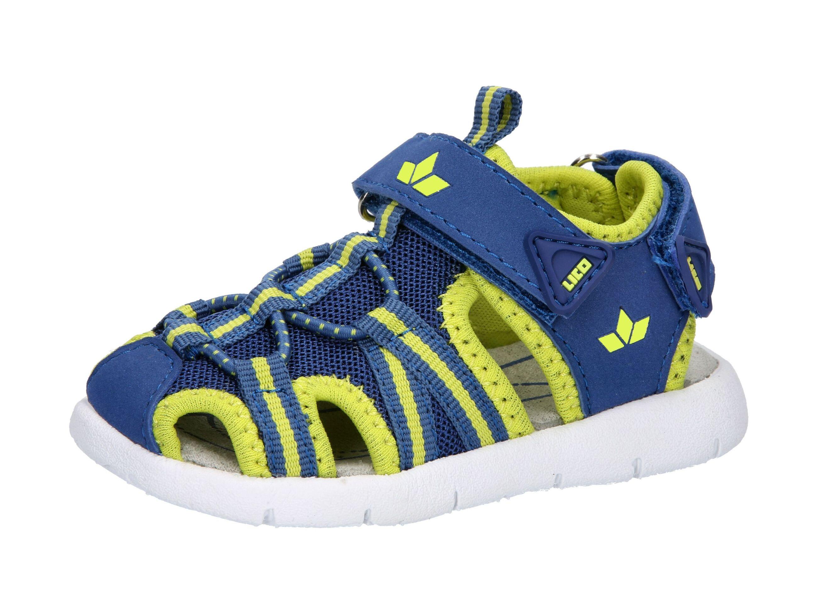 LICO LICO Nikita Boys' Nylon Sandals Blue Velcro CME Sole