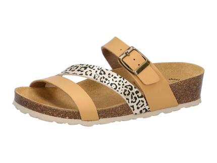 Pantolette Damen Schnallen LICO Natural Glitter