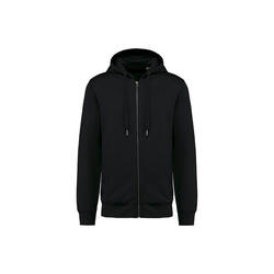 Sweatshirt à capuche écoresponsable zippé Kariban French Terry