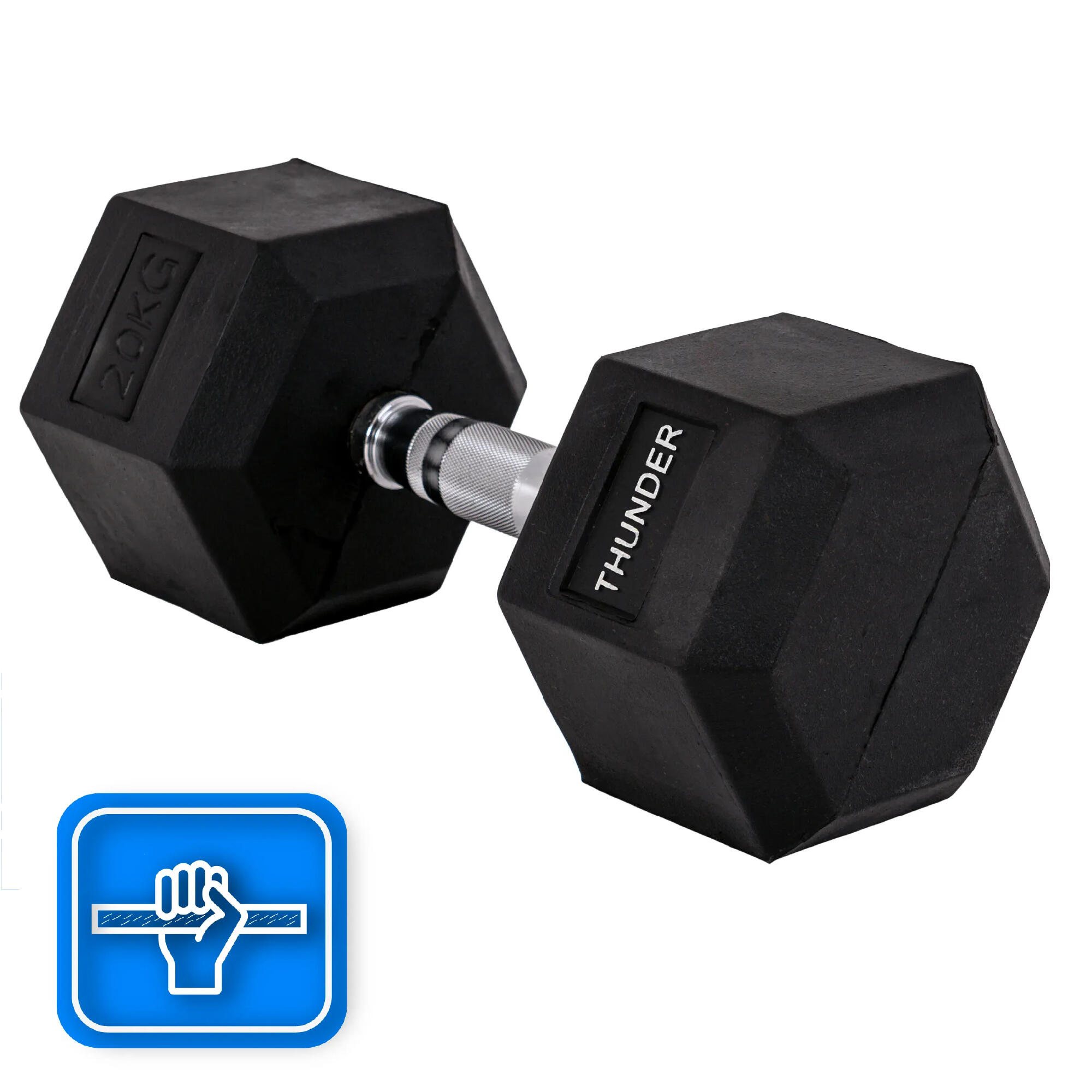 Hexagonale halter Thunder hex 20kg 6/8
