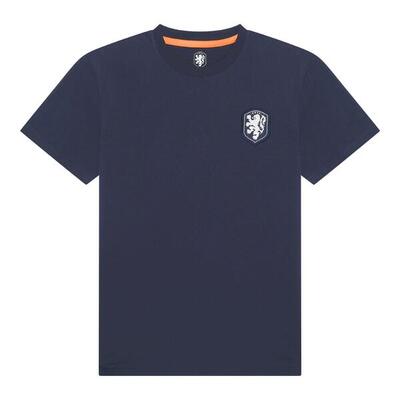 Nederlands elftal logo t-shirt heren - navy blue