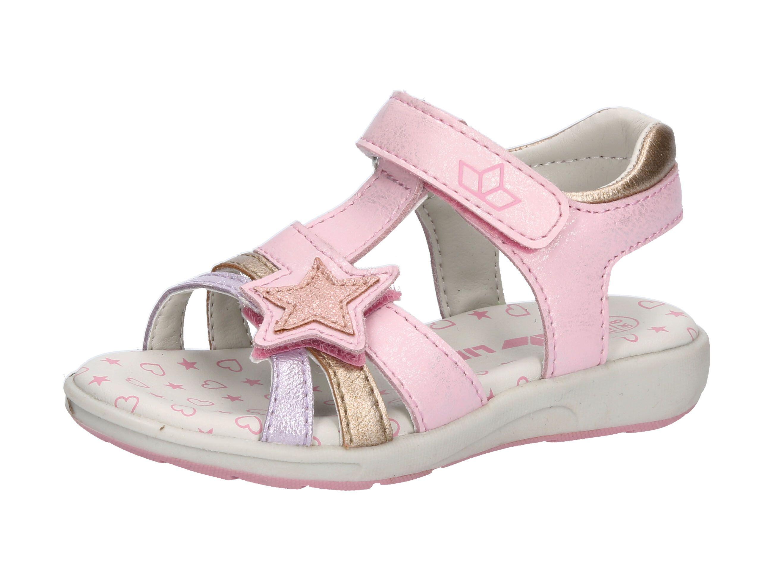 LICO LICO Rinara V Girls' Leather Sandal pink Velcro non-slip