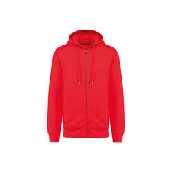 Sweatshirt à capuche écoresponsable zippé Kariban French Terry
