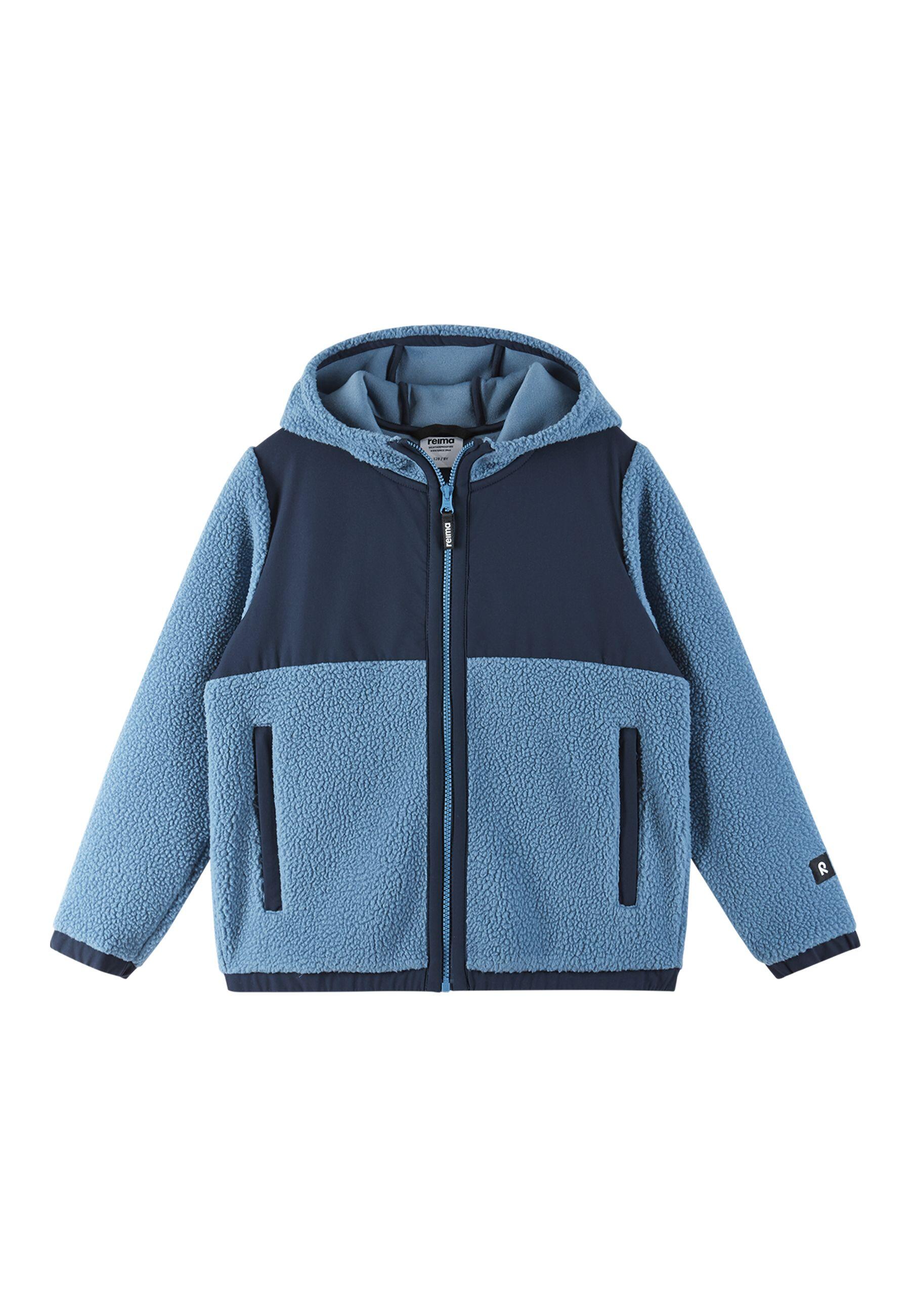 REIMA Fleecejacke Turbo - aus weichem, recyceltem Teddyfleece