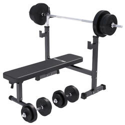 Banc de musculation avec support (40/70/100 kg)