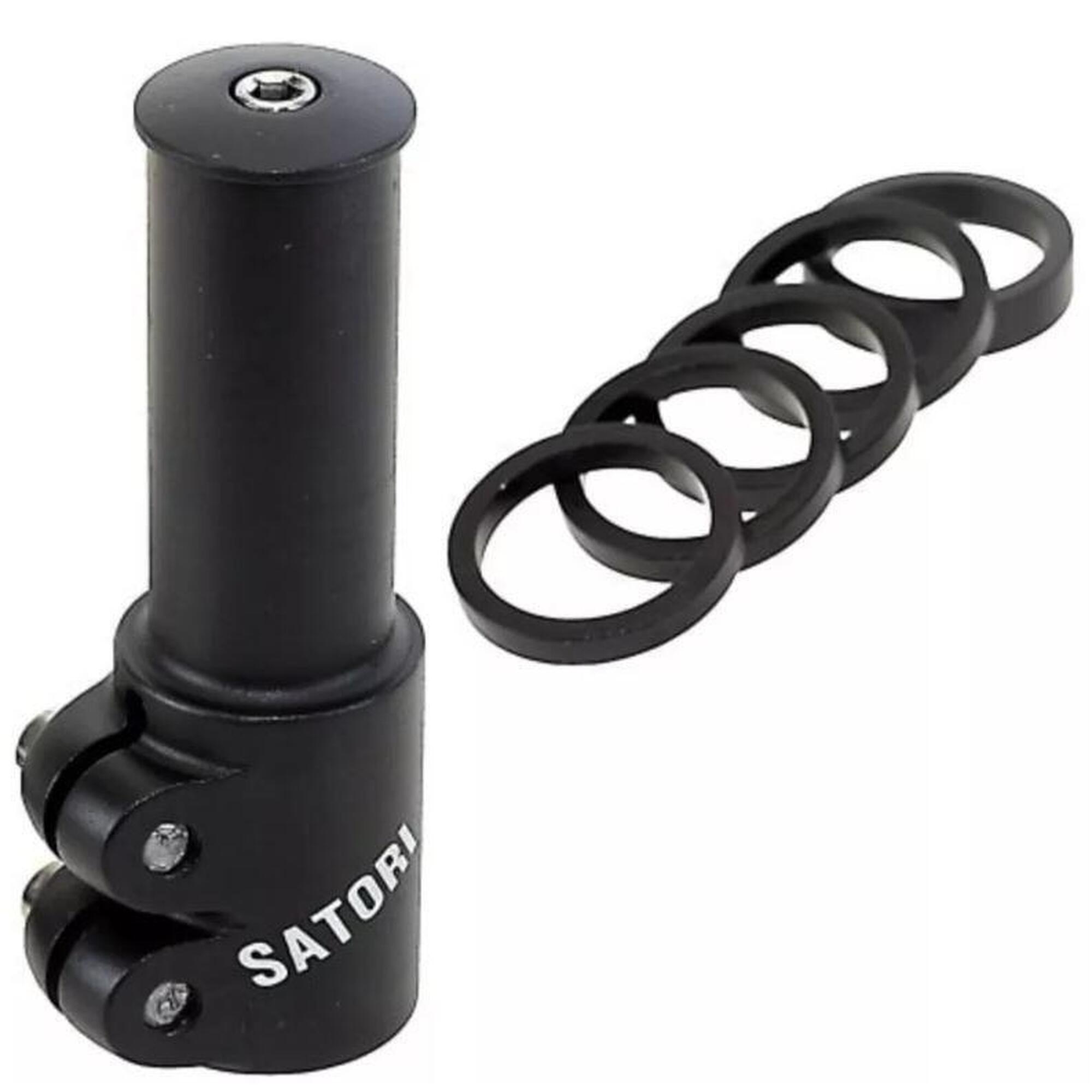 Extension de tige de guidon 1-1/8 - noir      3059€     SATORI Extension de tige de guidon 1-1/8 - noirVendu exclusivement en ligne   