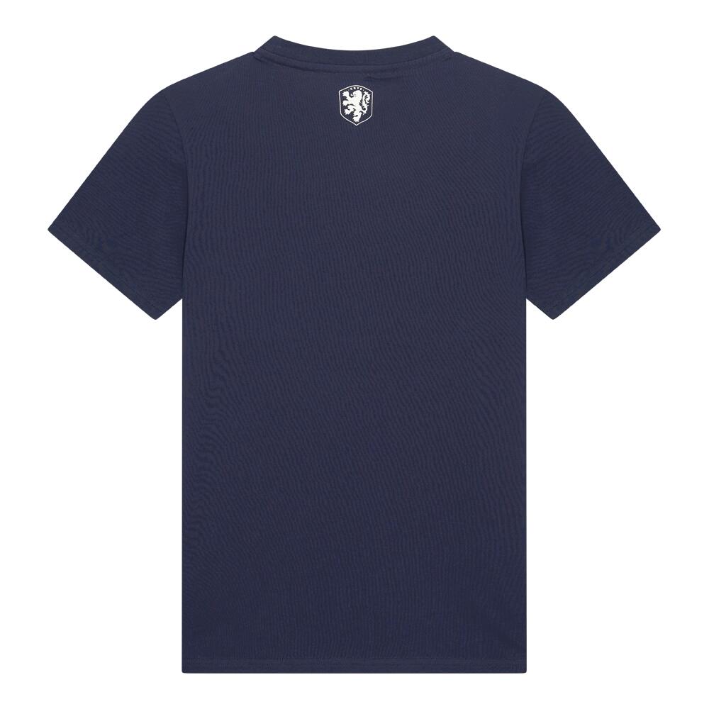 Nederlands Elftal Big Logo T-shirt Heren - Navy Blue 2/5