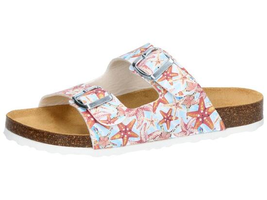 Lico Bioline Platino Pantolette Damen mit 2 Schnallen