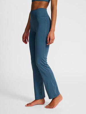 Leggings a vita alta svasati donna Hummel