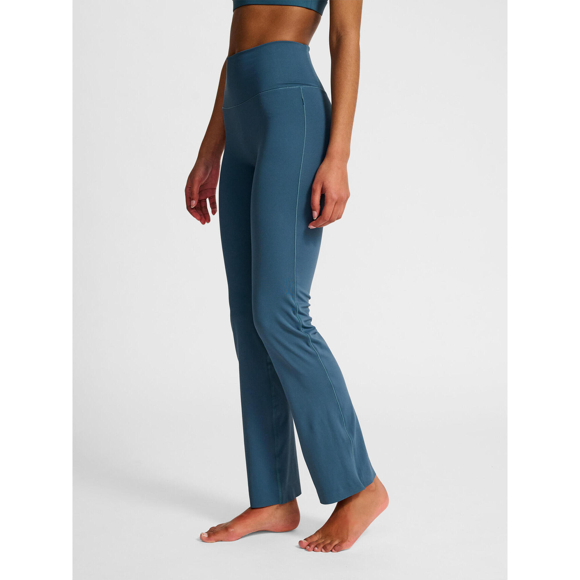 Hummel - Enfiler Collants Hmlyoga Femme Hummel - Pantalons - Bleu|vert - Decathlon