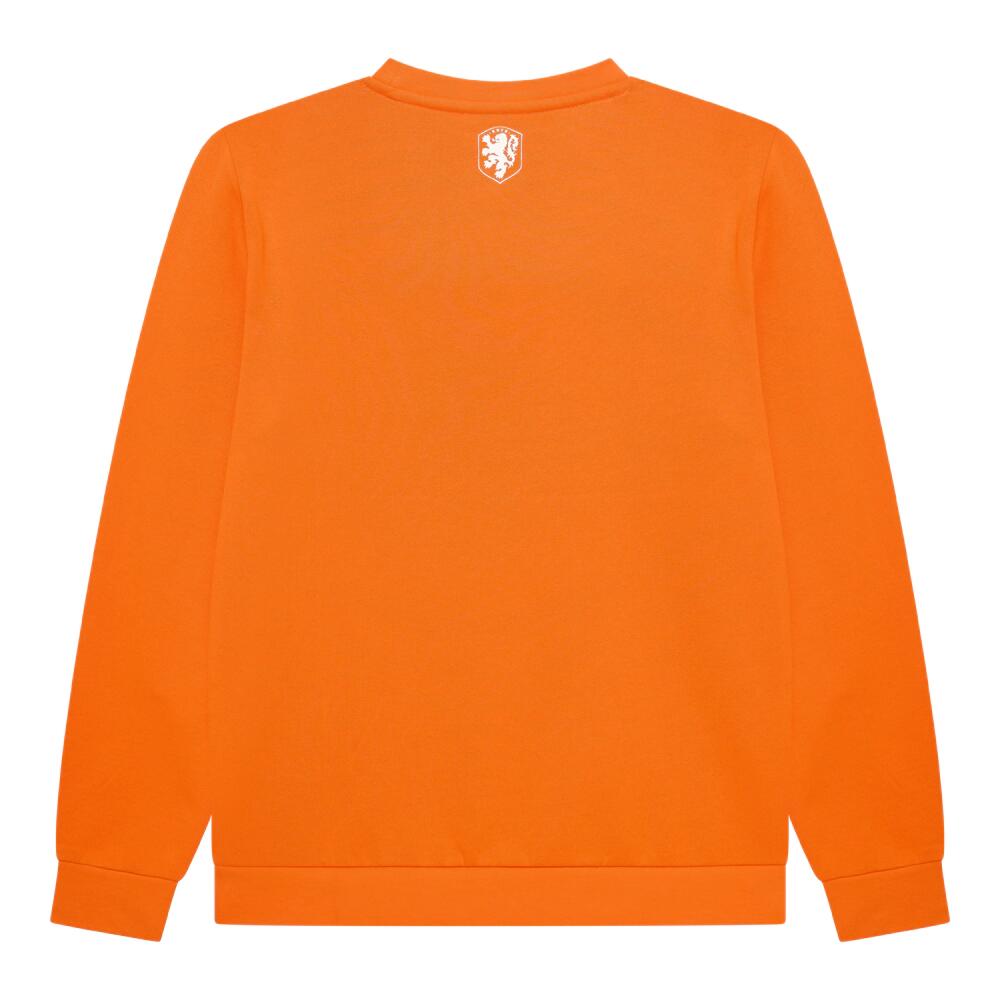 Nederlands Elftal Big Logo Sweater Heren - Oranje 3/7