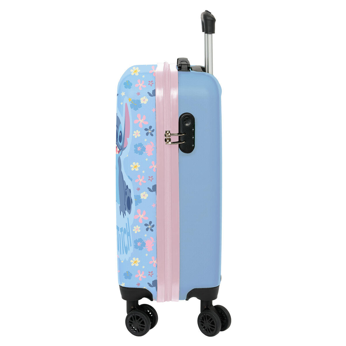 Trolley de Cabina Stitch HAPPY Celeste 3/4