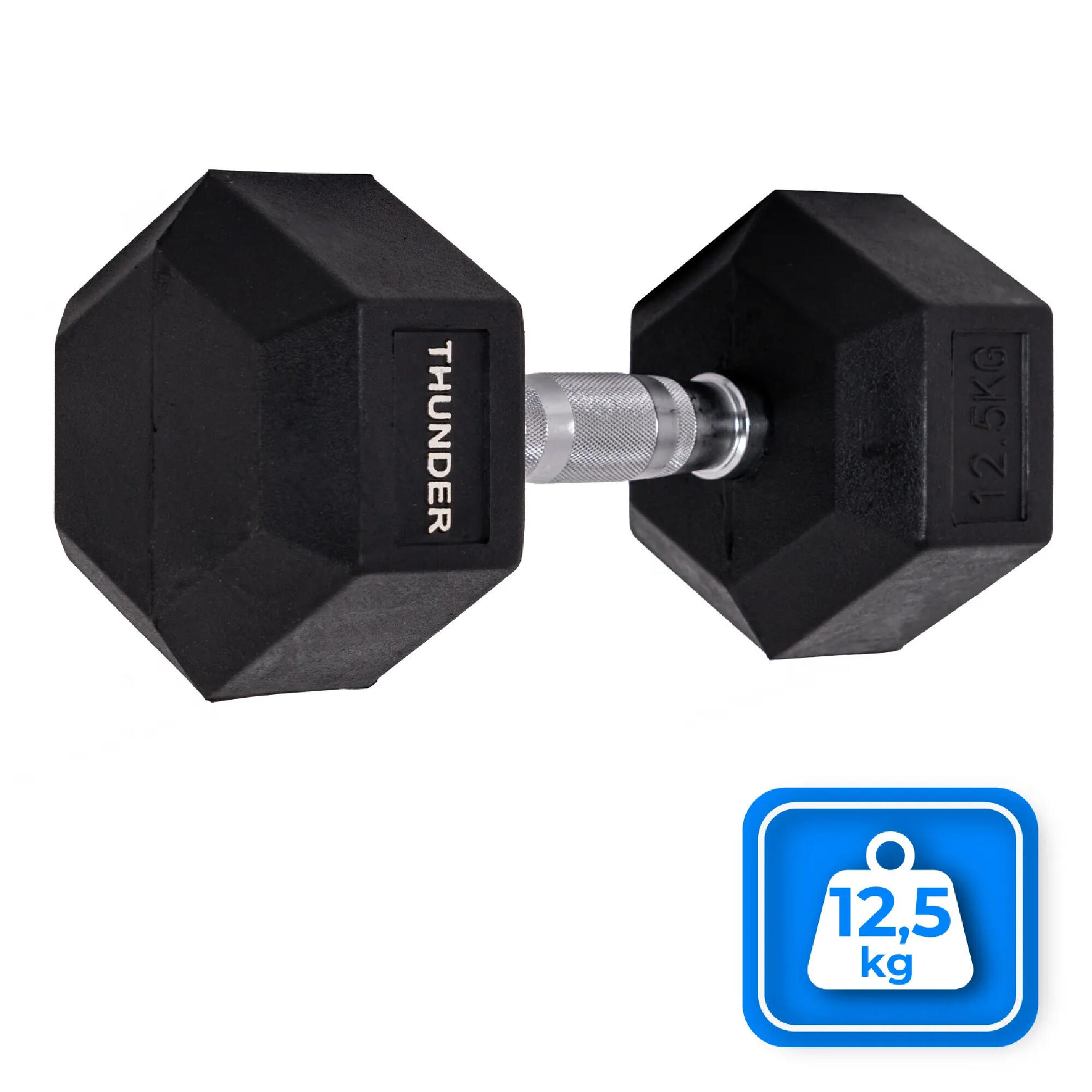 Haltère hexagonale Thunder HEX 12,5 kg 3/8