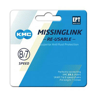 KMC Missinglink 7/8R EPT 2 Stück. für Ketten 7.1mm. silber
