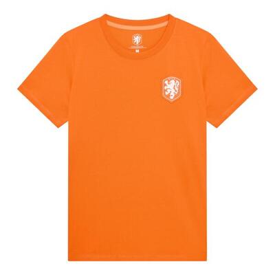 Nederlands elftal logo t-shirt heren - oranje