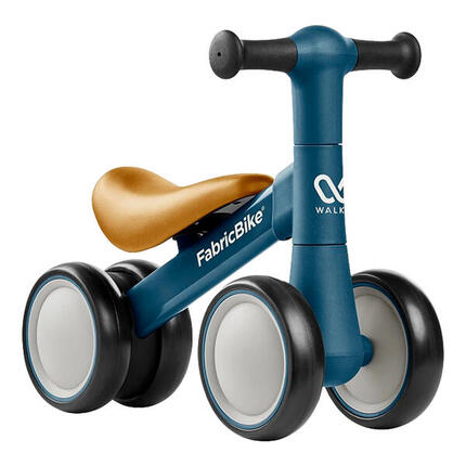 Walker - Vélo bébé sans pédales 10-24 mois, 4 roues. White