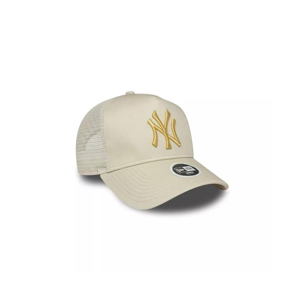 Boné trucker para mulher New York Yankees New Era 9FORTY MLB Metallic 3/5