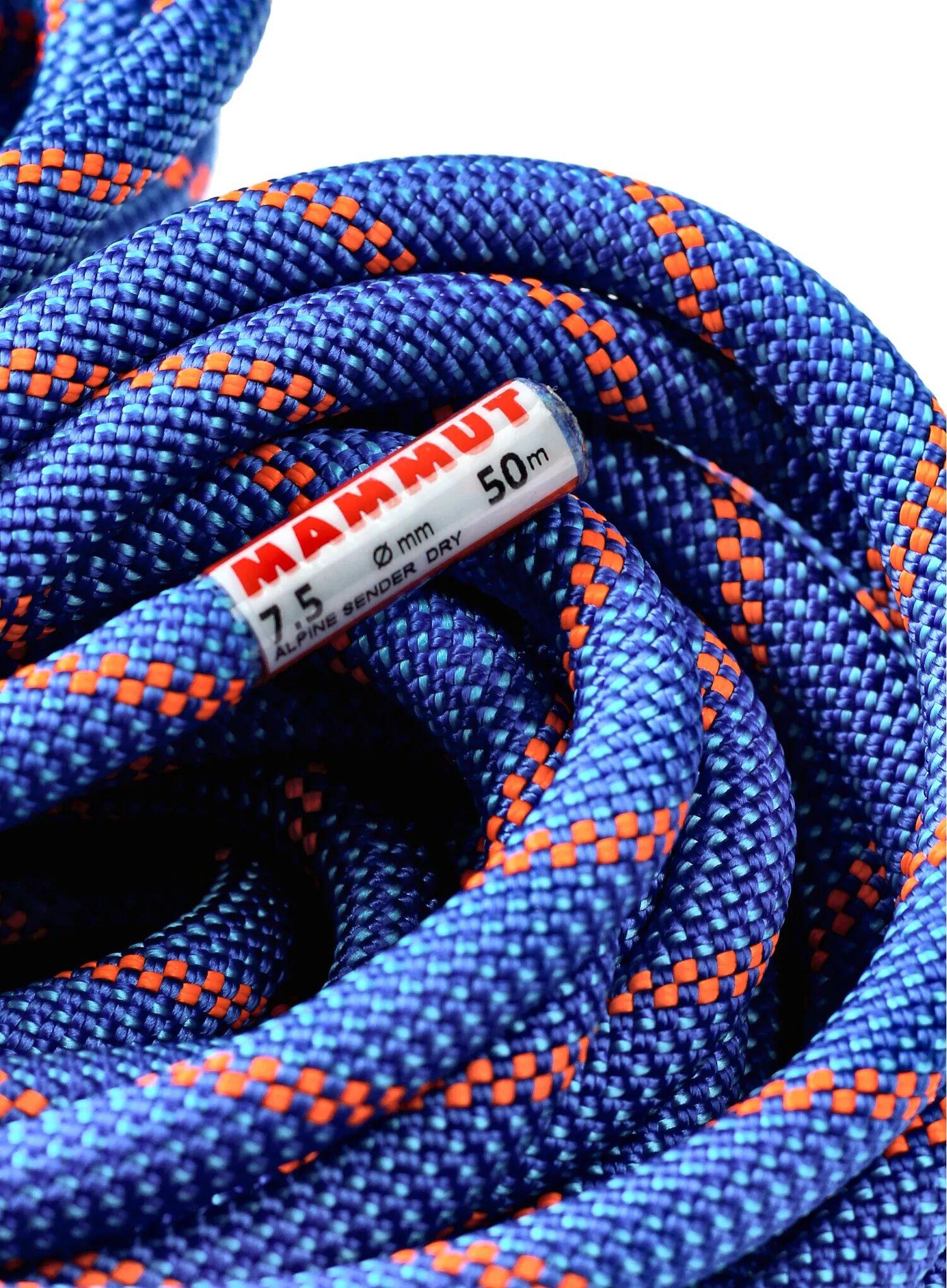 Doppelseil 7.5 Alpine Sender Dry Rope blue-vibrant orange 2/6
