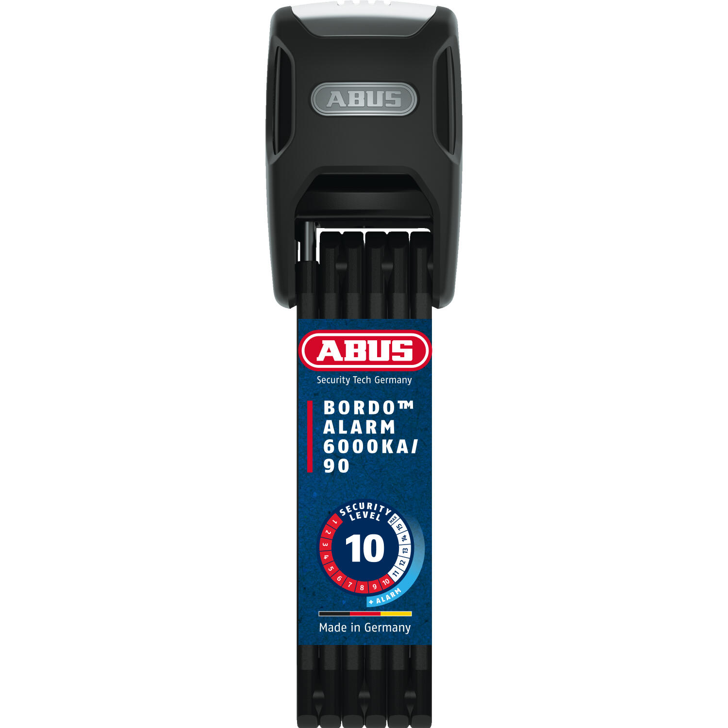 Abus - Antivol Pliable Alarme Abus Bordo Alarm 6000ka/90 Bk - Verrou - Marron|noir - 90 - Decathlon