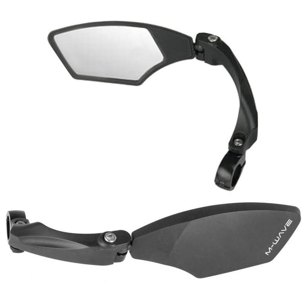 Left mirror with aluminum collar Messingschlager M-wave spy space