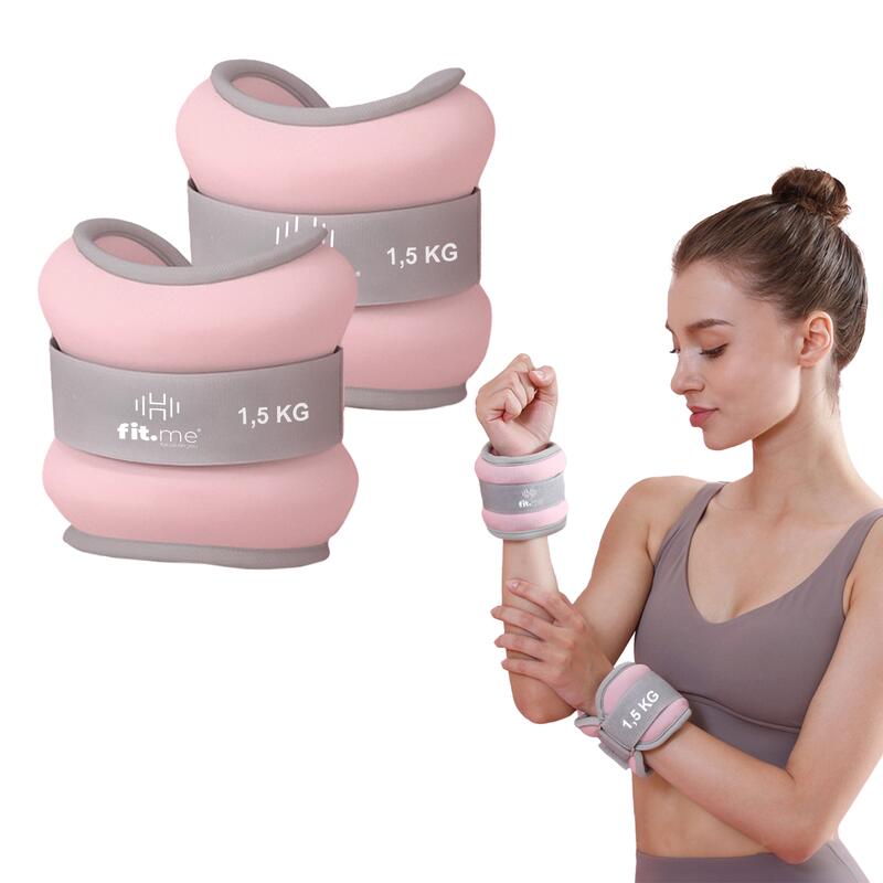 Obciążniki ciężarki na kostki nadgarstki ręce nogi 2x1,5kg ciężarki fit.me