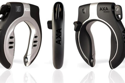 AXA Rahmenschloss Victory sw/grau schwarz/grau, für Rahmenmontage