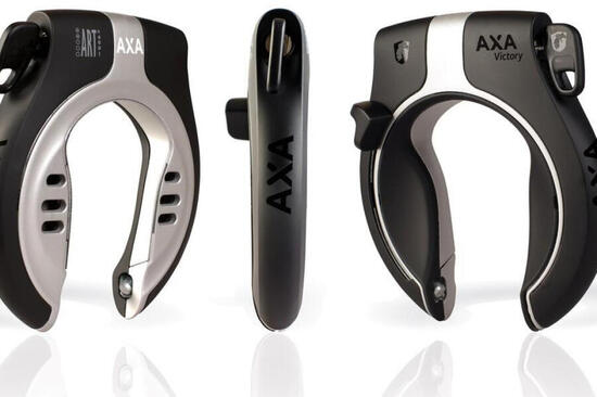 AXA Rahmenschloss Victory sw/grau schwarz/grau, für Rahmenmontage