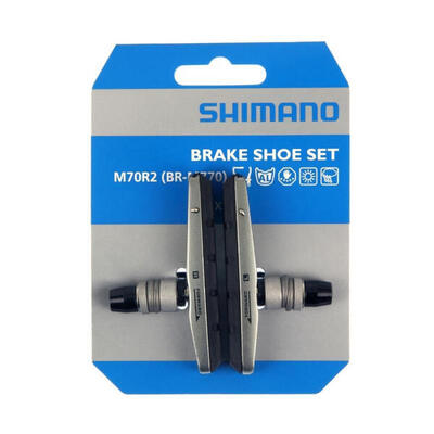 Shimano remblokset m70r2 v-brake cartridge - zilver