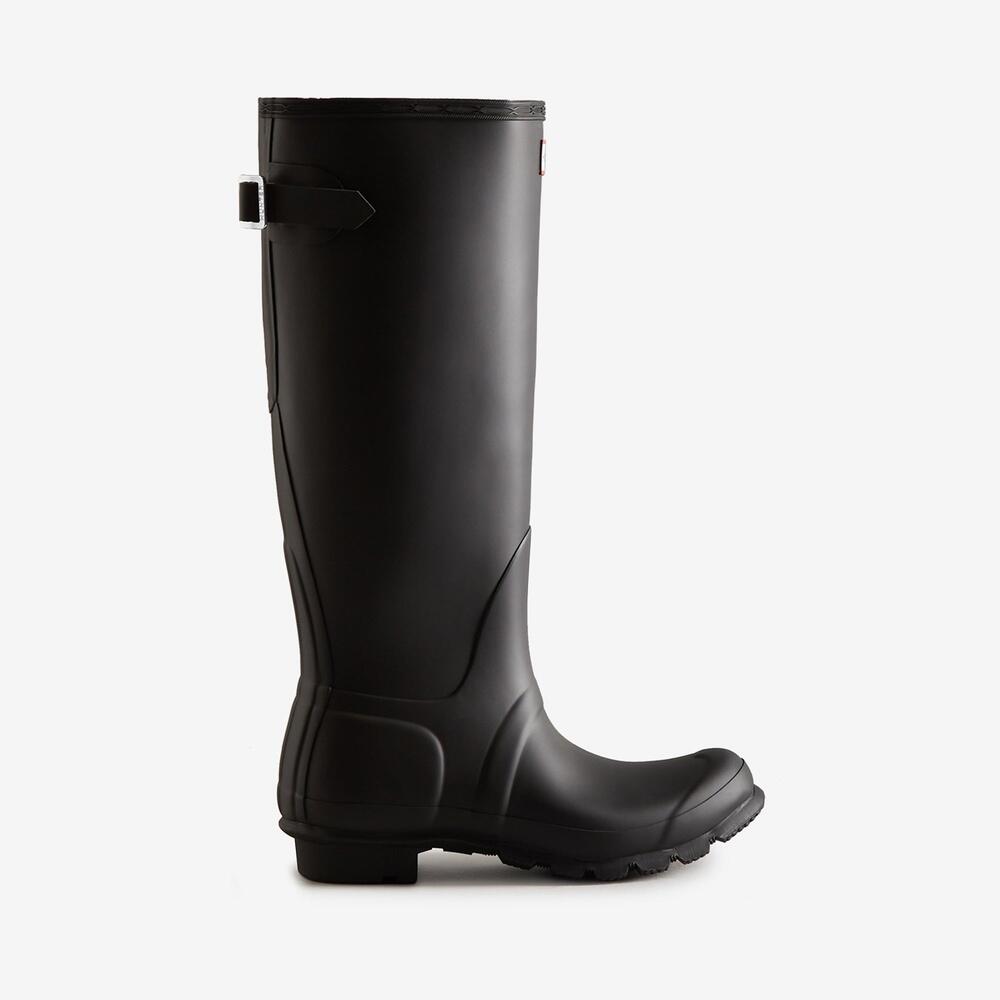 Hunter - Botte De Pluie Voile Femme Hunter Original Back Adjustable Noi - Bottes ; Botillons - Noir - 37 - Decathlon
