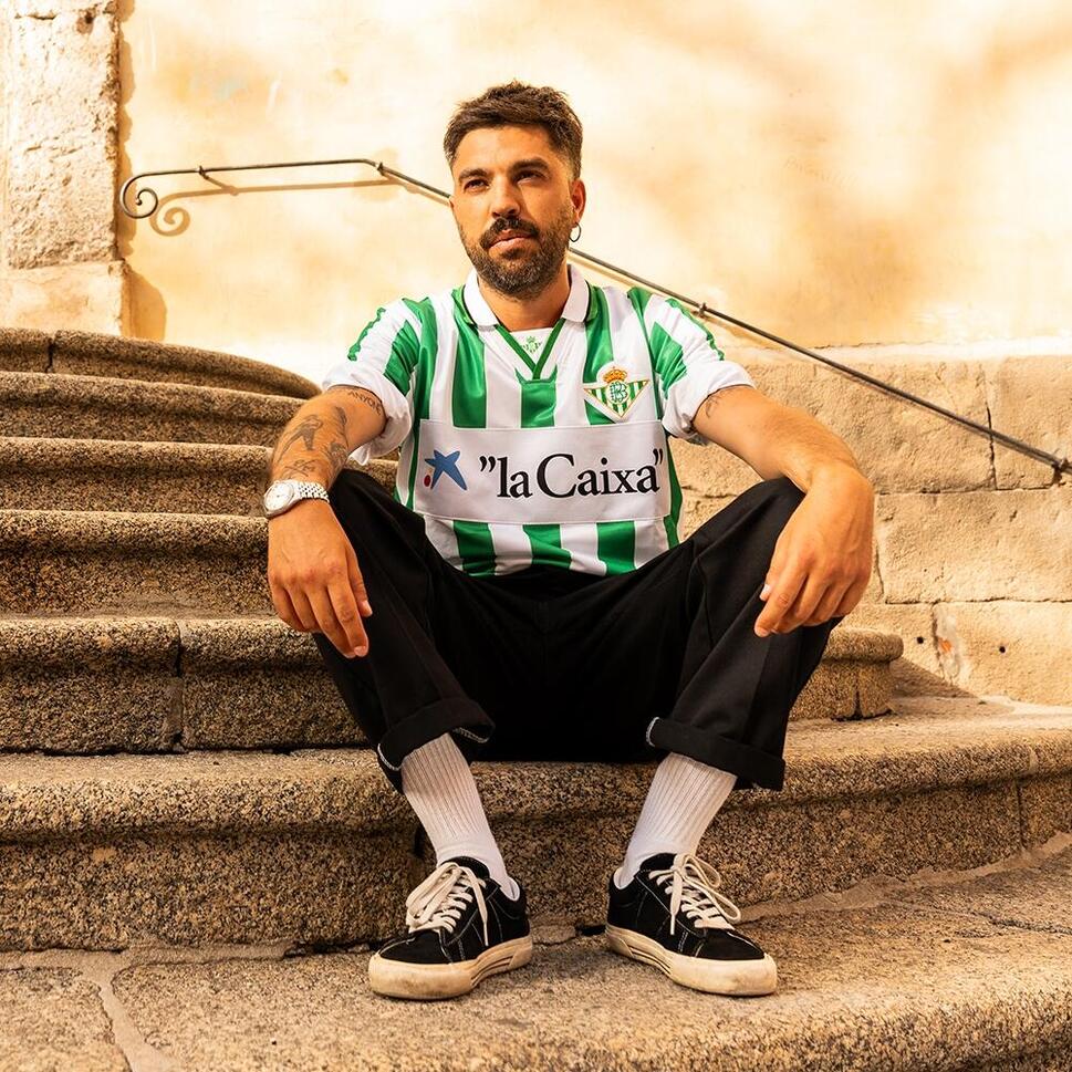 Koszulka Retro Piłkarska - Dorosły - Real Betis 1995 Gordillo - Zielono-Biała