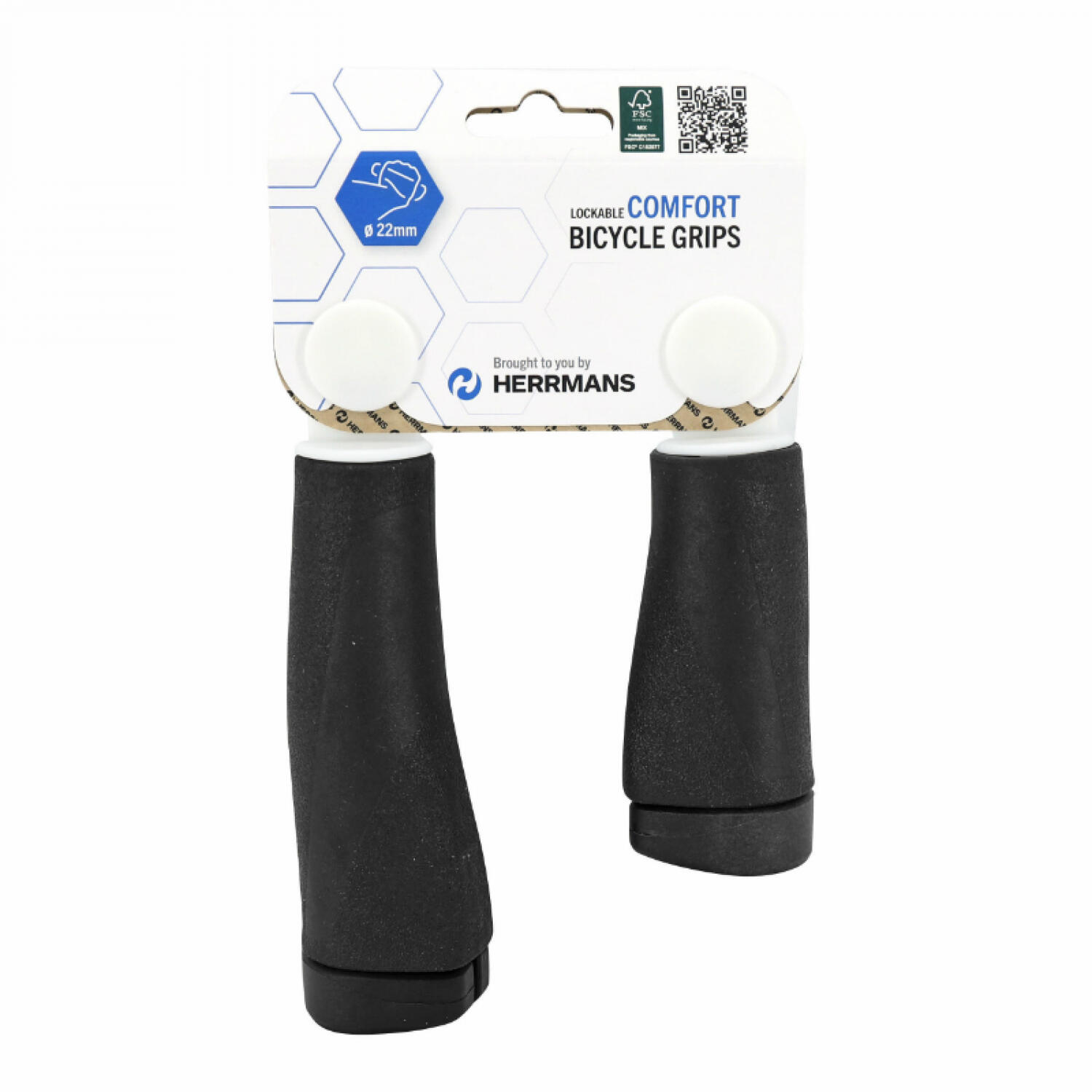 Herrmans Clik DD37 Poignée Ergonomique 123 mm TPE Noir 2/3