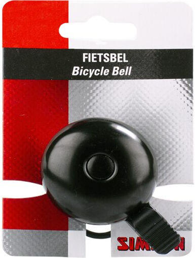 Cloche de vélo Simson Race noire avec attache élastique 2/5